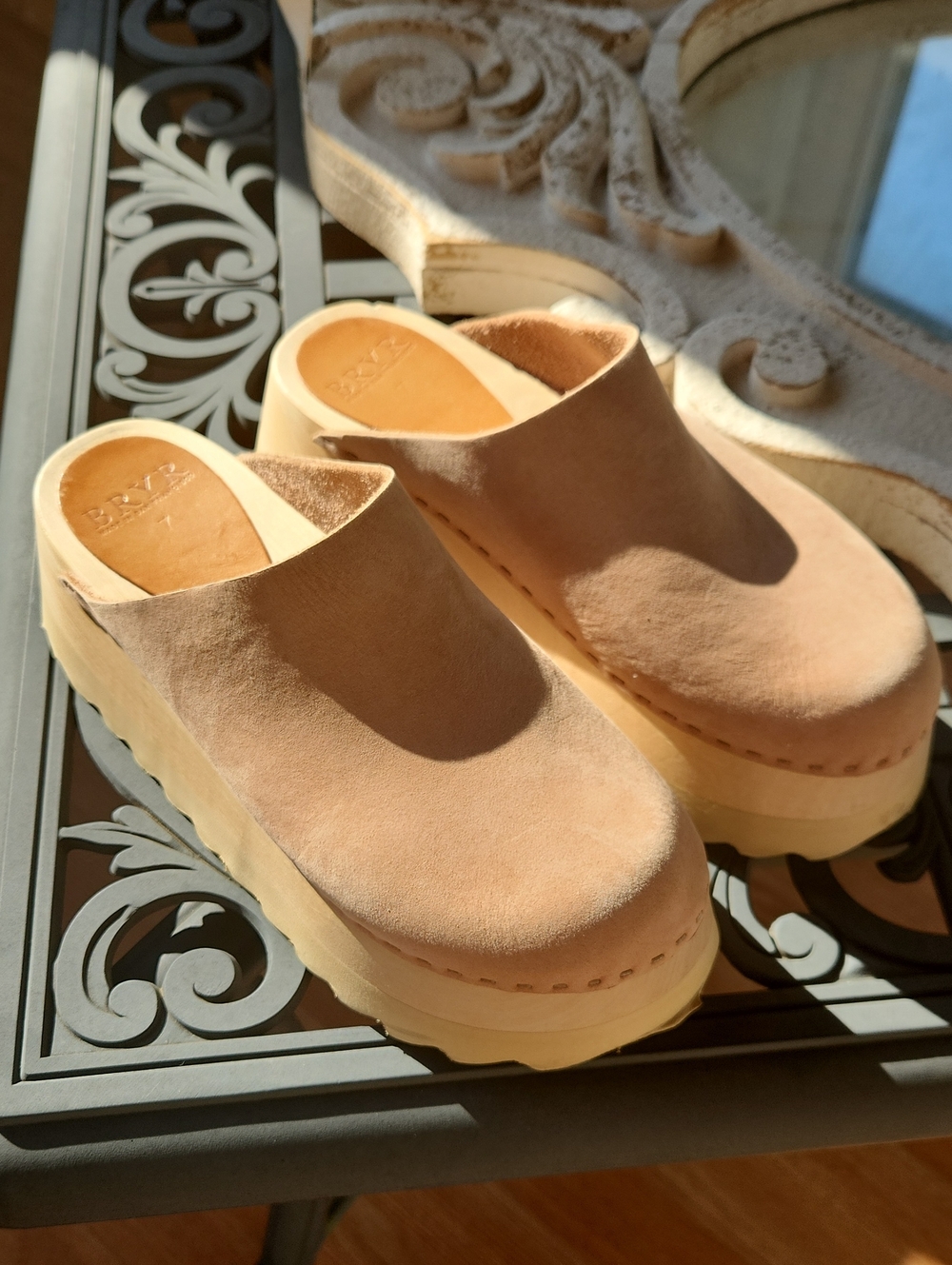 EUC Bryr Clay? Chonk Clog SZ 7